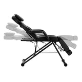 Azzurro cosmetic chair 563S black - BVShop