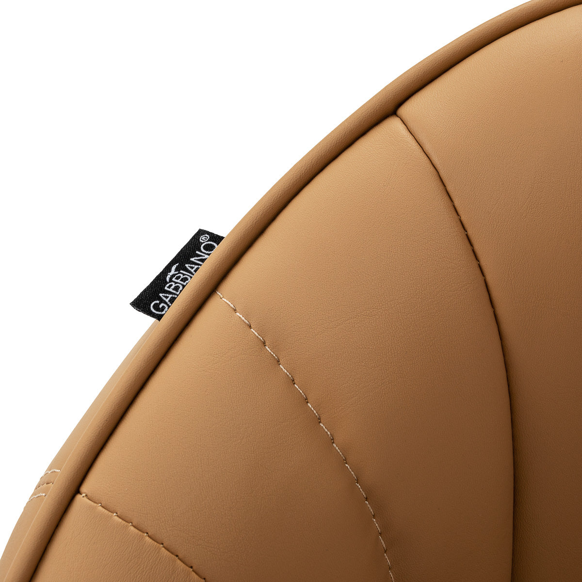 Gabbiano Copenhagen chair backrest with elegant stitching details