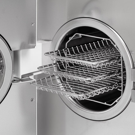 FOMOS Foster 12L autoclave side view white housing