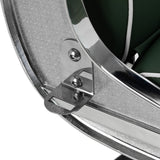 Gabbiano Visionerio barber chair green chrome frame - BVShop