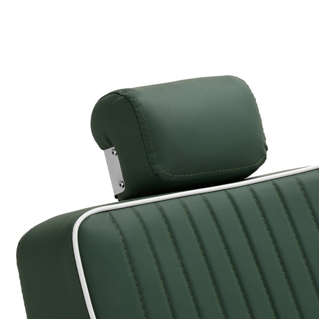 Gabbiano Visionerio barber chair green chrome frame - BVShop