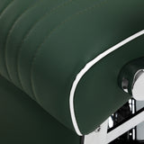 Gabbiano Visionerio barber chair green chrome frame - BVShop