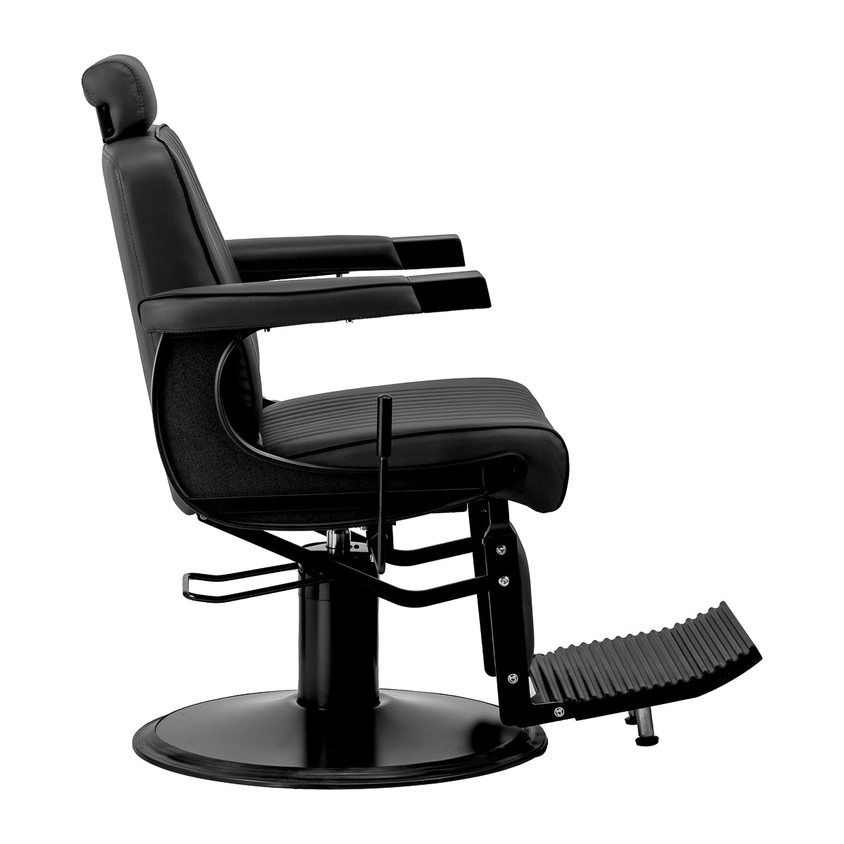 Gabbiano Visionerio barber chair black with black frame - BVShop