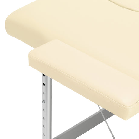 BALANCE aluminium folding massage table 2 segment cream - BVShop