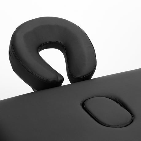 BALANCE wooden folding massage table 2 segment black - BVShop