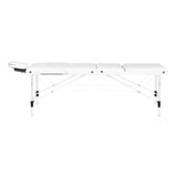 BALANCE aluminium folding massage table 3 segment white - BVShop
