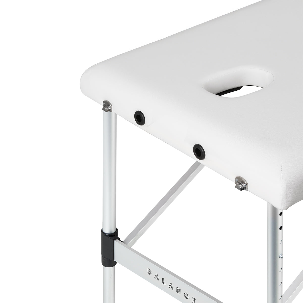 BALANCE aluminium folding massage table 3 segment white - BVShop