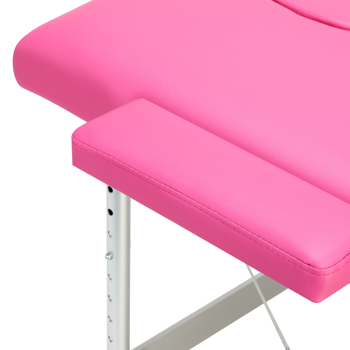 BALANCE aluminium folding massage table 2 segment pink - BVShop