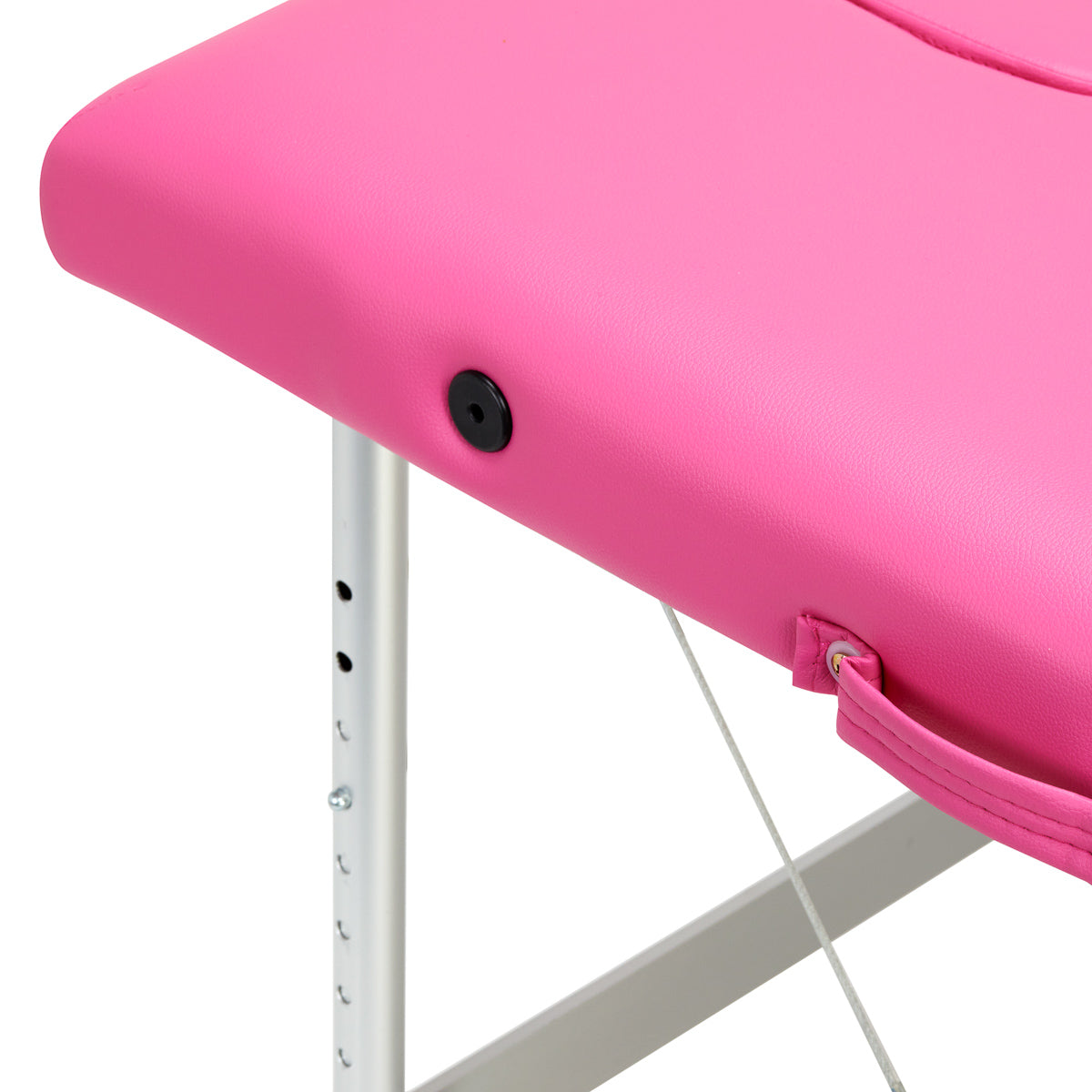 BALANCE aluminium folding massage table 2 segment pink - BVShop