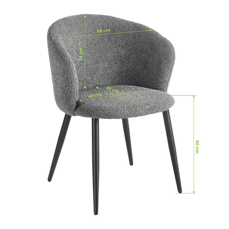 4RICO Verso grey lounge chair dimensions and measurements