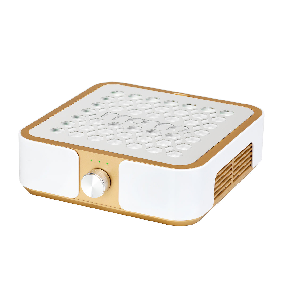 White and gold MOMO Dust Absorber P30 60W with sleek design and compact size for effective dust removal.