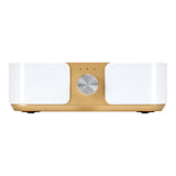 MOMO Dust Absorber P30 60W in white and gold finish, featuring sleek design and adjustable nozzle for effective dust removal.