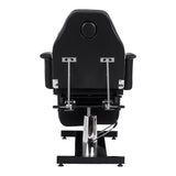 Sillon 210 salon chair detail with durable black upholstery