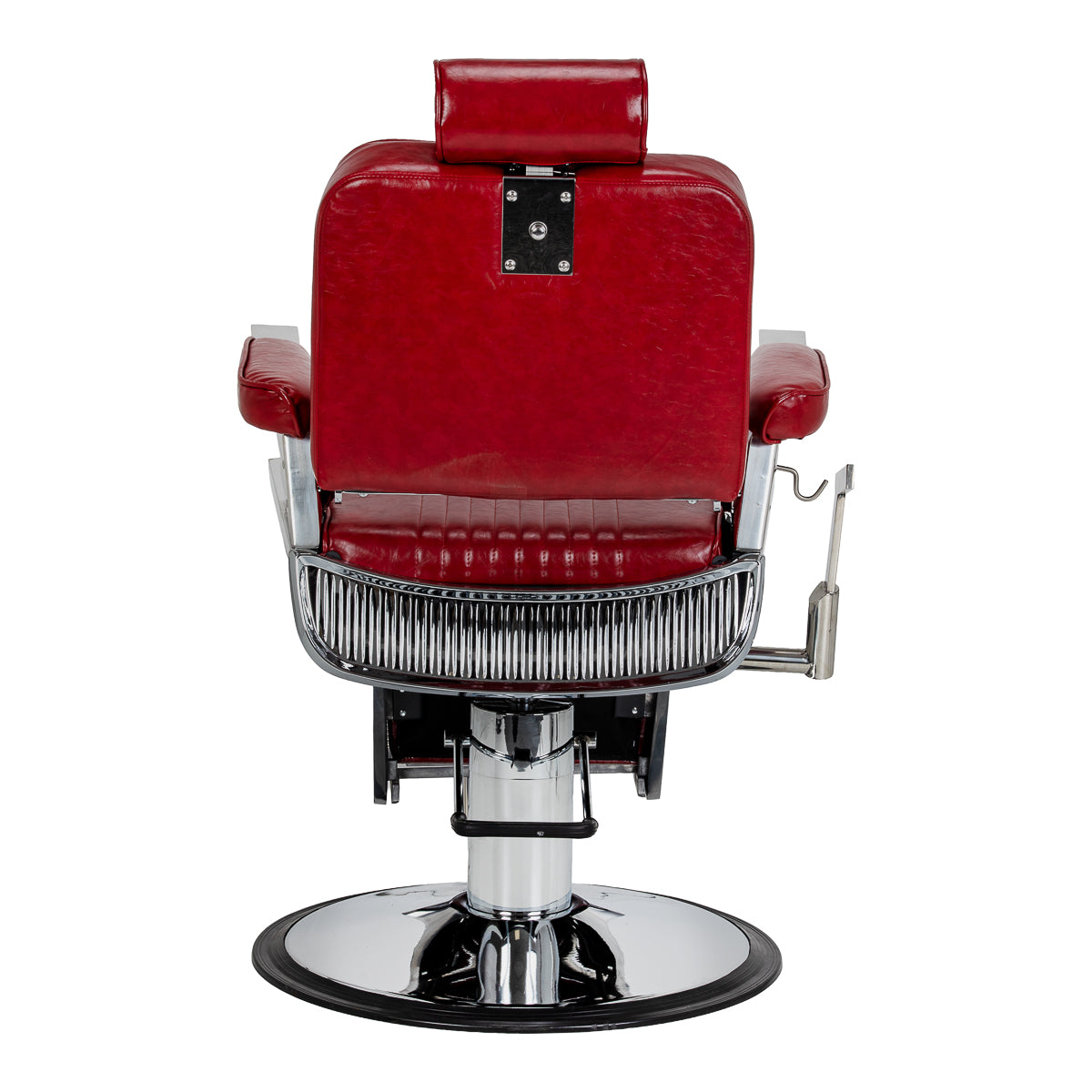 Professional Gabbiano red barber chair for barbershop