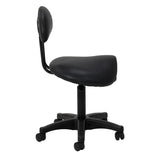 Taboret kosmetyczny ACTIVESHOP 6001 z czarnym siedziskiem siodłowym