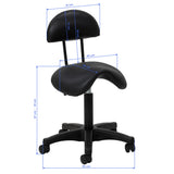 Ergonomiczny taboret kosmetyczny ACTIVESHOP 6001 do profesjonalnego salonu