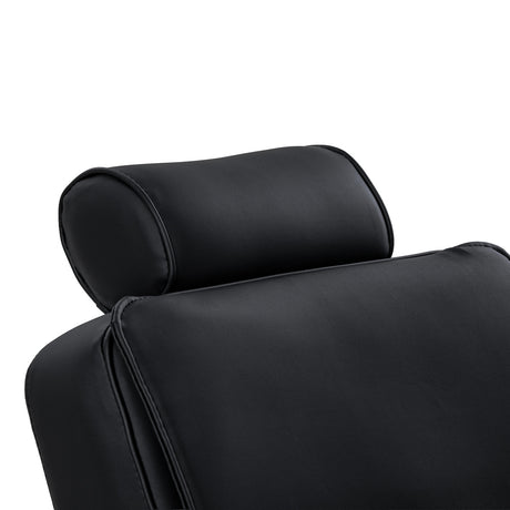 Gabbiano Continental Fotel Barberski Z Masażem – Czarny · Zagłówek