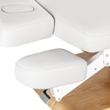 Sillon Relax · biały · detal pokrowca zagłówka
