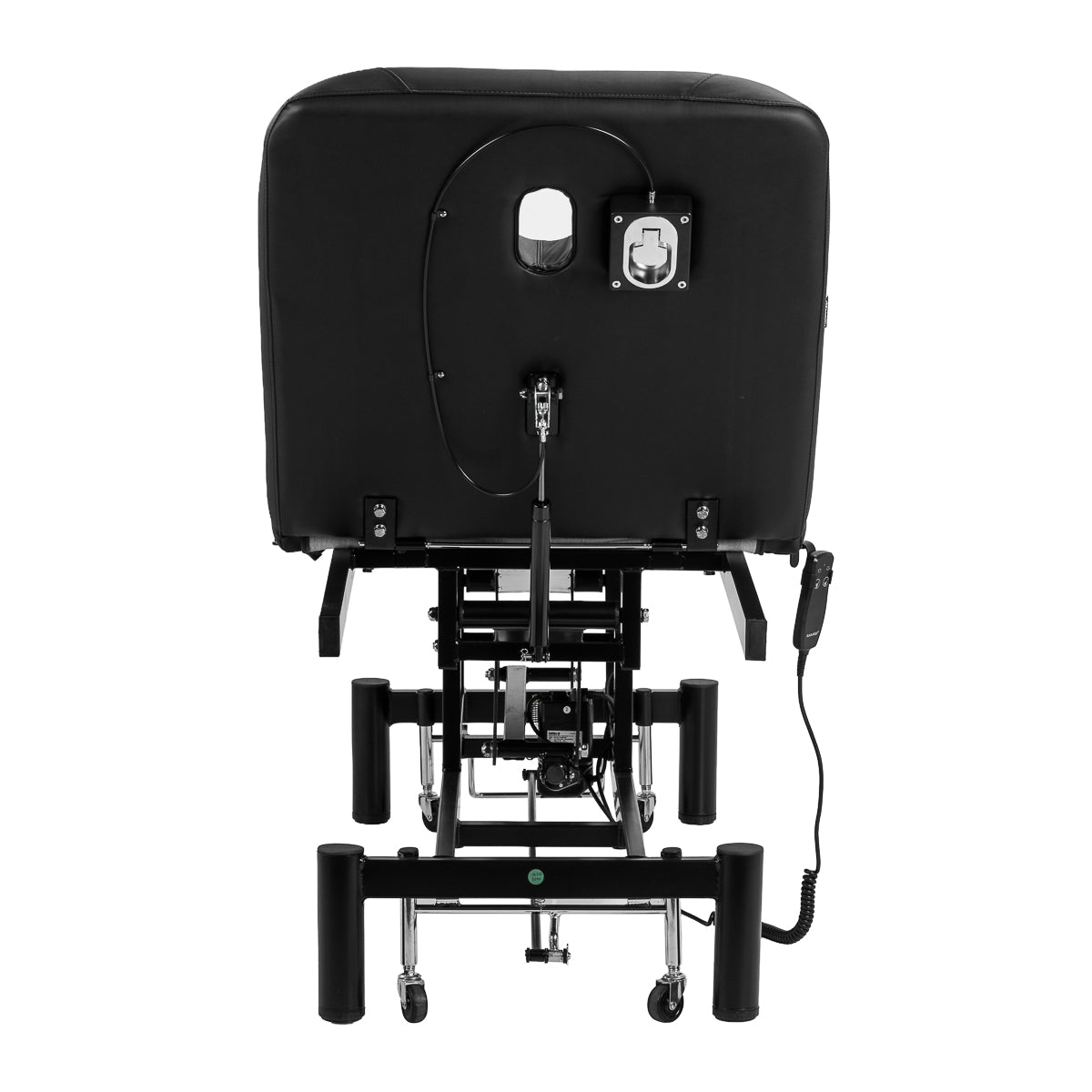 Professional black massage table Azzurro 684A for spa rooms
