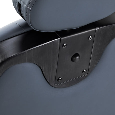 Gabbiano Francesco barber chair with cushioned seat and backrest for professional barber work