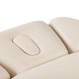 Sillon Relax · kremowy · zagłówek i otwór na twarz