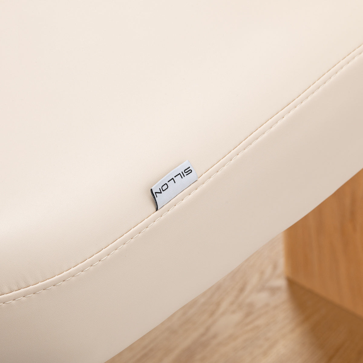 Sillon Relax · kremowy · metka Sillon i szew