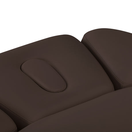 Sillon Relax · ciemny brąz · zagłówek i otwór na twarz