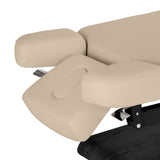 Elektryczna Leżanka SPA Sillon Relax – Kolor Beżowy, Podstawa Czarna · Boczne części zagłówka