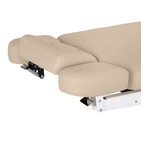 Elektryczna Leżanka SPA Sillon Relax – Kolor Beżowy, Podstawa Czarna · Boczne części zagłówka
