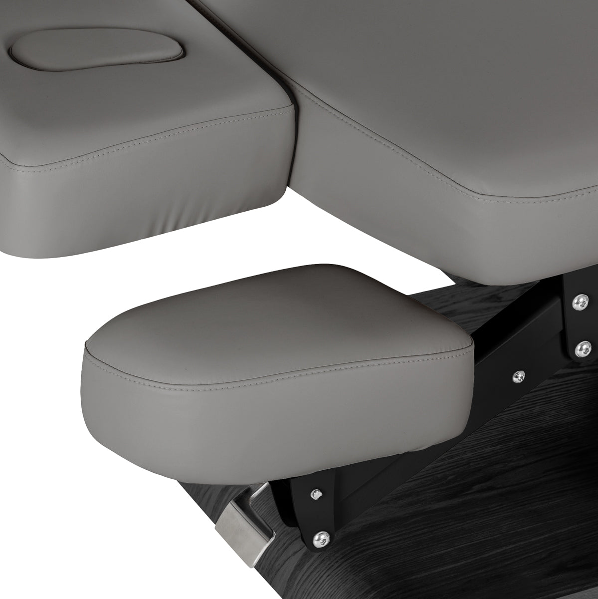 Elektryczna Leżanka SPA Sillon Relax – Kolor Szary, Podstawa Czarna · Półka pod ramiona