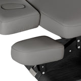 Elektryczna Leżanka SPA Sillon Relax – Kolor Szary, Podstawa Czarna · Półka pod ramiona
