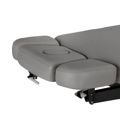 Elektryczna Leżanka SPA Sillon Relax – Kolor Szary, Podstawa Czarna · Boczne części zagłówka