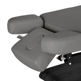 Elektryczna Leżanka SPA Sillon Relax – Kolor Szary, Podstawa Czarna · Boczne części zagłówka