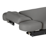 Elektryczna Leżanka SPA Sillon Relax – Kolor Szary, Podstawa Czarna · Boczne części zagłówka