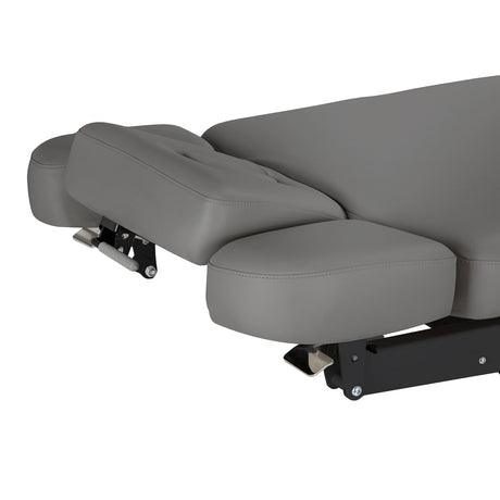 Elektryczna Leżanka SPA Sillon Relax – Kolor Szary, Podstawa Czarna · Boczne części zagłówka
