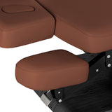 Sillon Relax · brązowy / czarna · półka pod ramiona i zagłówek