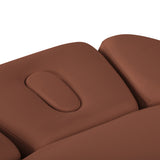 Sillon Relax · brązowy / czarna · zagłówek i otwór na twarz