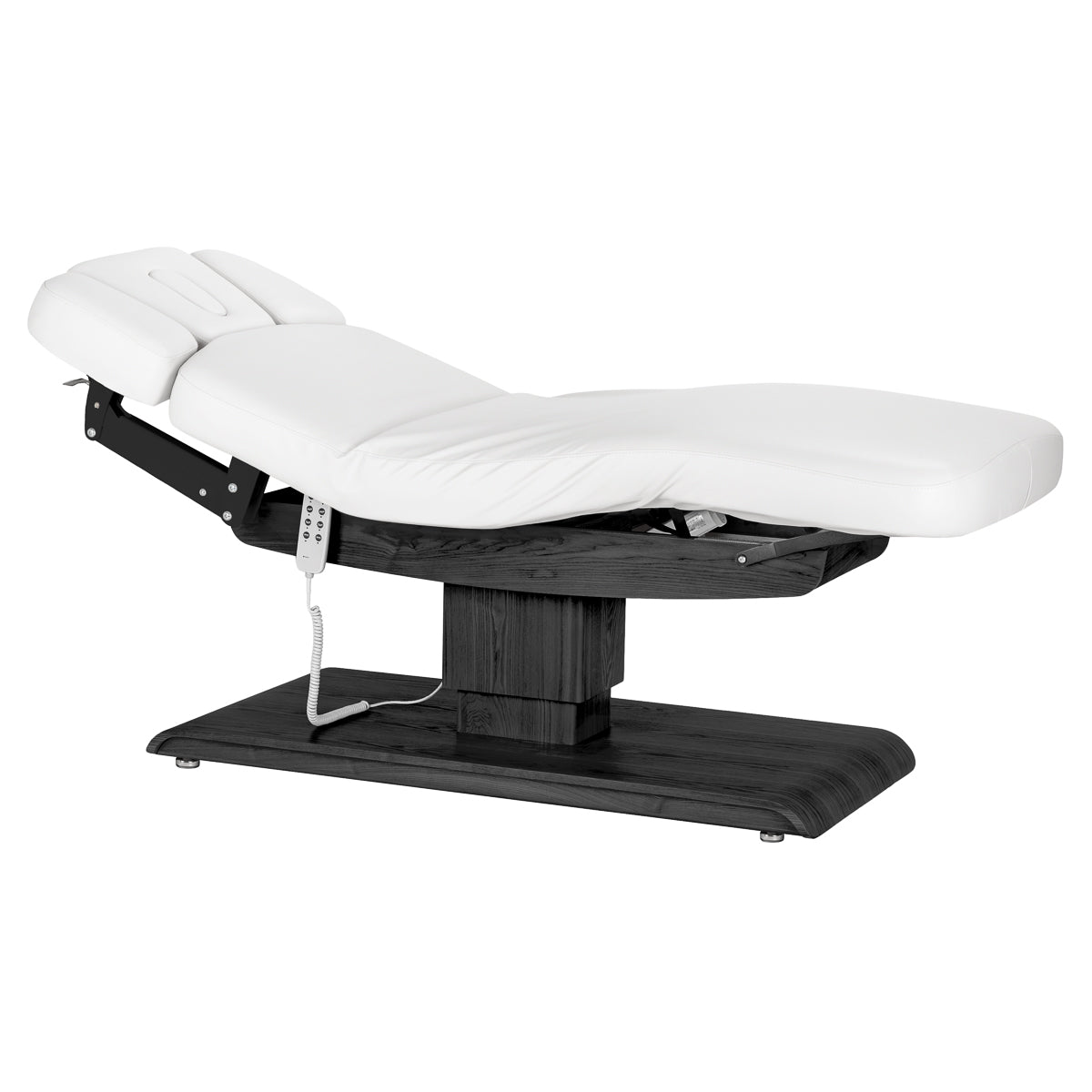 Sillon Relax · biały / czarna · pozycja półleżąca