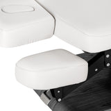 Sillon Relax · biały / czarna · półka pod ramiona i zagłówek