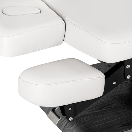 Sillon Relax · biały / czarna · półka pod ramiona i zagłówek