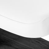 Sillon Relax · biały / czarna · szew na brzegu pokrowca