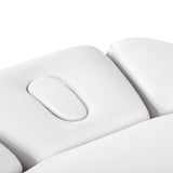 Sillon Relax · biały / czarna · zagłówek i otwór na twarz