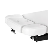 Sillon Relax · biały / czarna · zagłówek i otwór na twarz