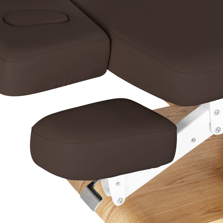 Sillon Relax · ciemny brąz / jasnobrązowa · półka pod ramiona i zagłówek