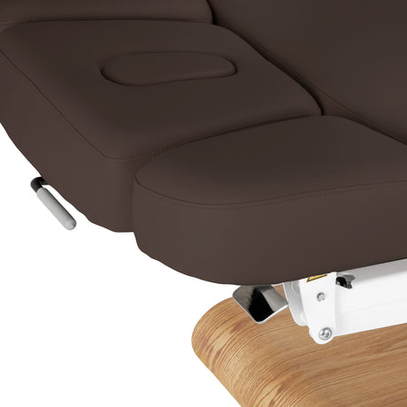 Sillon Relax · ciemny brąz / jasnobrązowa · zagłówek i otwór na twarz