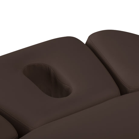 Sillon Relax · ciemny brąz / jasnobrązowa · otwór na twarz