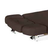 Sillon Relax · ciemny brąz / jasnobrązowa · zagłówek i otwór na twarz