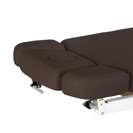 Sillon Relax · ciemny brąz / jasnobrązowa · zagłówek i otwór na twarz