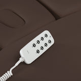 Sillon Relax · ciemny brąz / jasnobrązowa · pilot