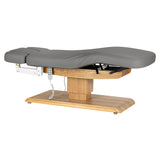 Sillon Relax · szary / jasnobrązowa · pozycja płaska